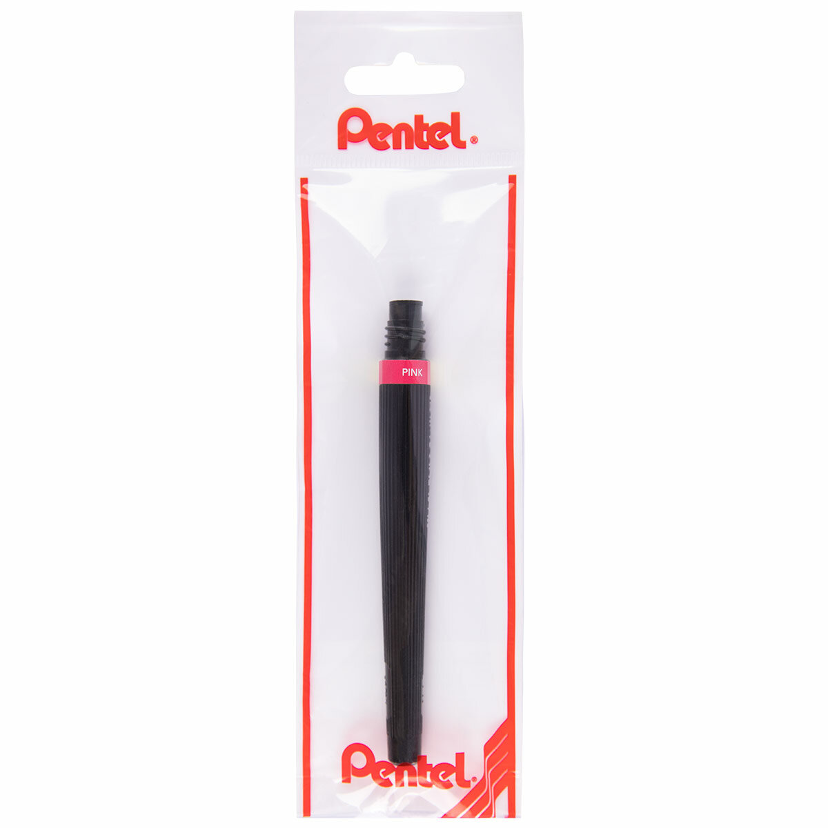 Сменный картридж "Pentel" для кисти с краской Colour Brush GFL кисть/круглое тонкое FR-109X розовый