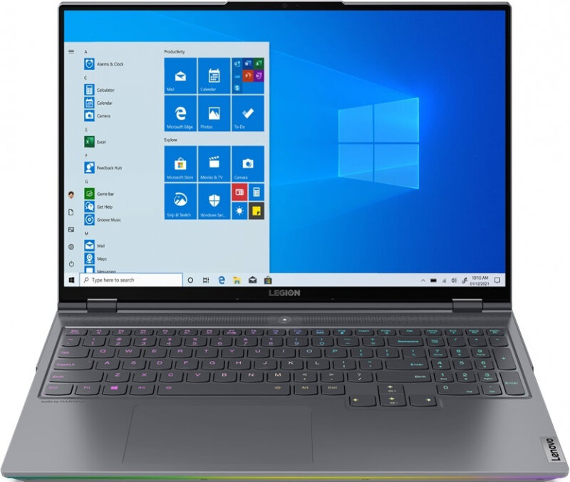 Lenovo Ноутбук Lenovo Legion 7 16IAX7 82TD005URK (Core i7 12800HX-1.50ГГц, 32ГБ, 2ТБ SSD, 8ГБ GFRTX3070Ti, 1Гбит LAN, WiFi, BT, WebCam, 16.0 2560x1600, W11 H), серый