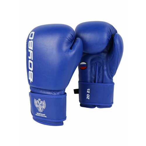 Боксерские перчатки BoyBo TITAN Одобрены ФБР 10 OZ синий Кожа боксерские перчатки из натуральной кожи danata star hunter 10 oz синие