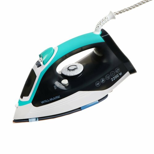 Утюг WILLMARK SI-2280CS 2200 Вт керамическая подошва 250 мл серо-зеленый 348800₽