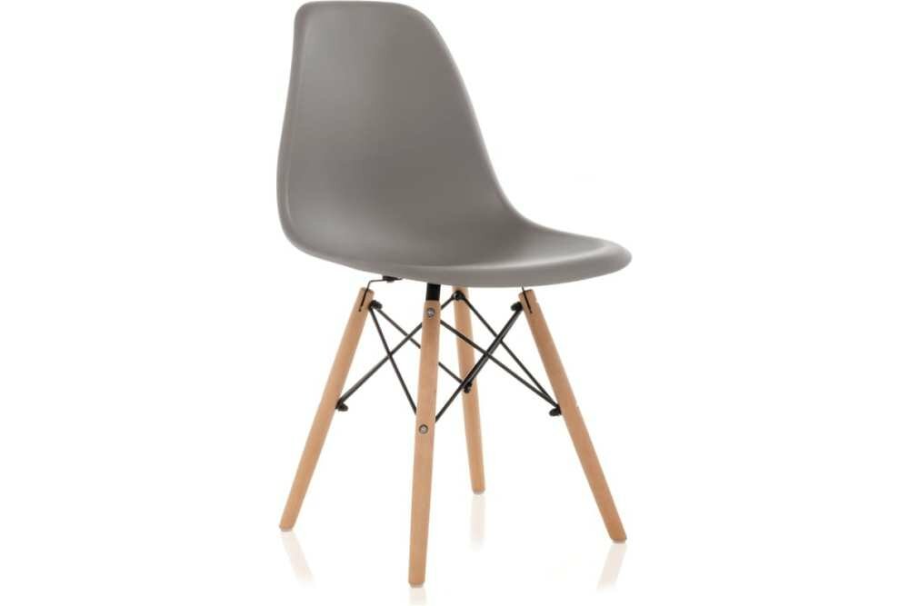 Woodville пластиковый стул eames pc-015 серый 11181 .