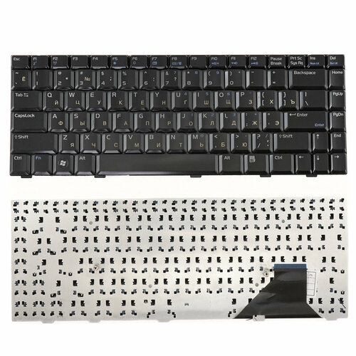 клавиатура для ноутбука asus w3 w3j a8 f8 n80 x80 черная Клавиатура для ноутбука Asus A8, F8, N80 черная