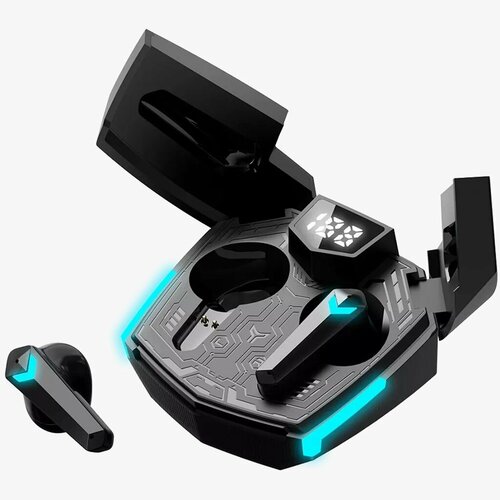 Игровые наушники беспроводная гарнитура Canyon Gaming Headset Double Bee черный GTWS-2 260000₽