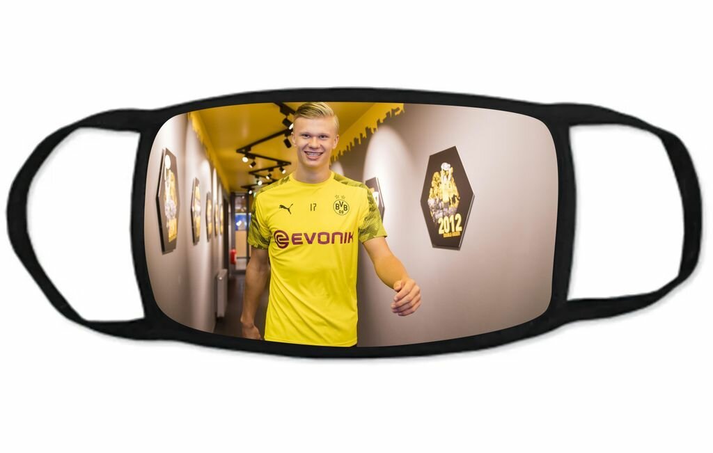 Маска на лицо Эрлинг Холанн Erling Haaland № 1