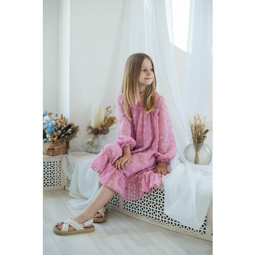 фото Платье, размер 152, розовый maisara