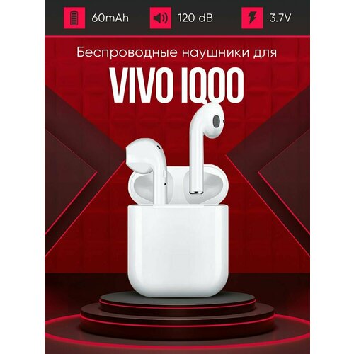 Беспроводные наушники для телефона vivo iqoo Полностью совместимые наушники со смартфоном виво iqoo i9S-TWS 37V 60mAh 129000₽