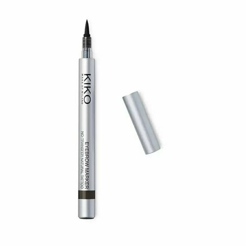 KIKO MILANO Маркер для бровей Eyebrow Marker (04 Black) подводка для бровей soda маркер для бровей eyebrow marker browme