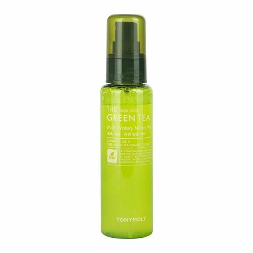 TONYMOLY THE CHOK CHOK GREEN TEA Mild Watery Micro Mist Увлажняющий мист для лица с экстрактом зеленого чая 50мл