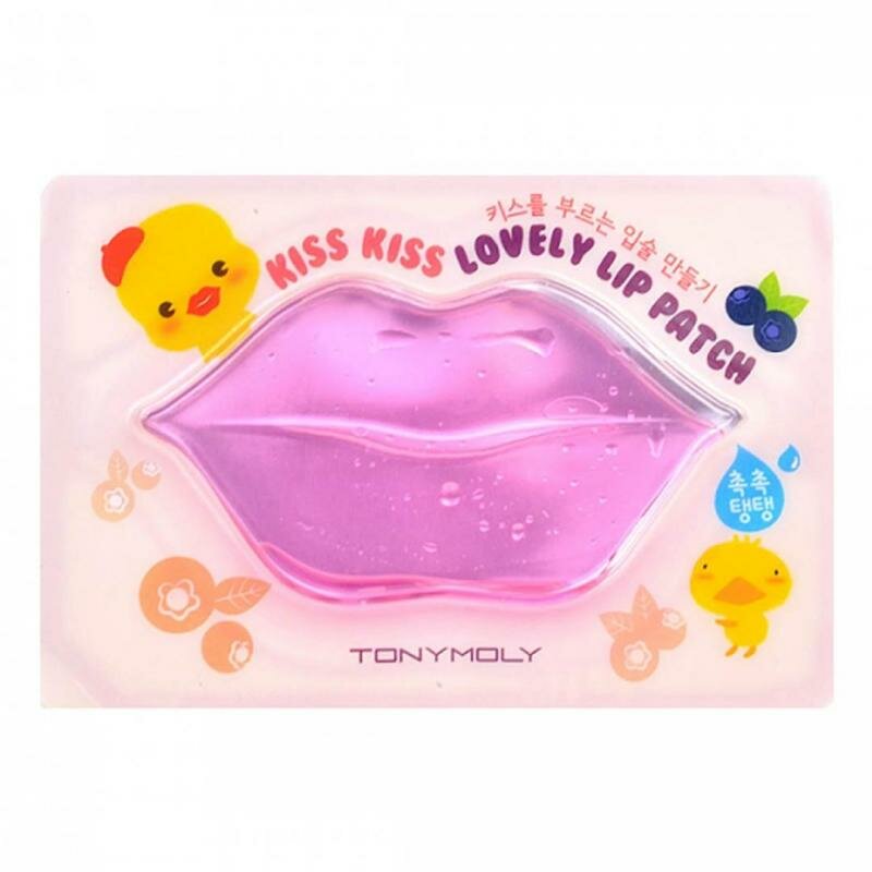 Маска гидрогелевая для губ Tony Moly Kiss Kiss Lovely Lip Patch, 9 гр TonyMoly - фото №1