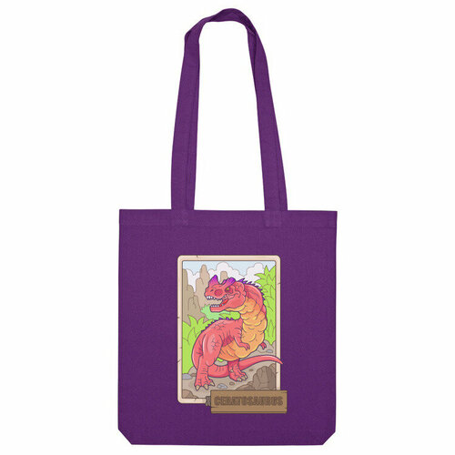 фото Сумка шоппер us basic, фиолетовый