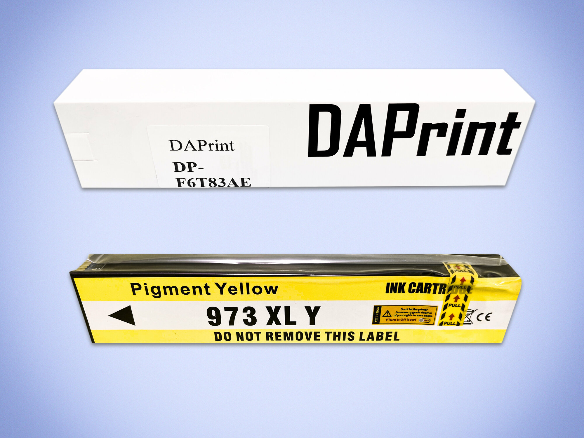 Картридж струйный DAPrint F6T83AE (973X) для принтера HP, желтый (Yellow)