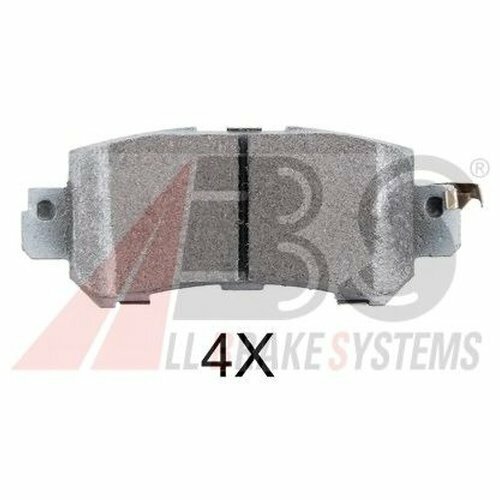 Комплект задних тормозных колодок Abs 37931 для Mazda 2 (2014-н. в.), Mazda CX-3 (2015-н. в.), Mazda CX-5 (2011-н. в.)