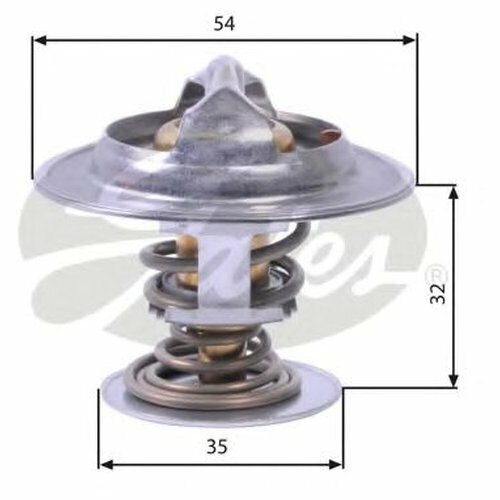Термостат охлаждающей жидкости Gates TH26590G1 для Renault Laguna (1993-2002), Renault Safrane (1996-2000), Volvo 850 (1991-1997)