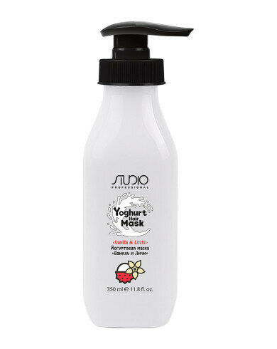 Kapous Studio Professional Yoghurt Маска для волос, йогуртовая, Ваниль и Личи, 350 мл