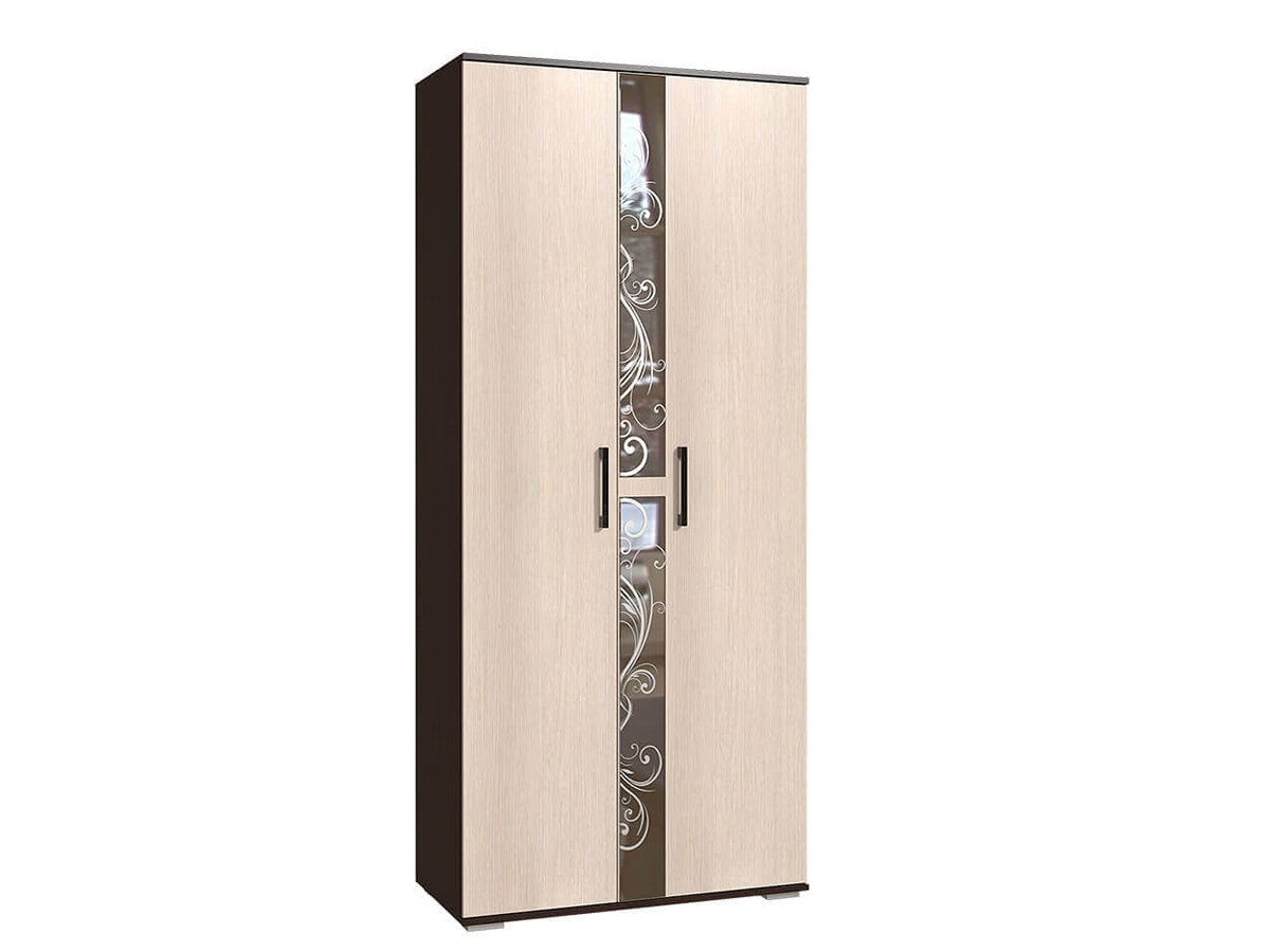 фото Шкаф распашной BTS Флоренция (90х212х44см) венге/дуб атланта