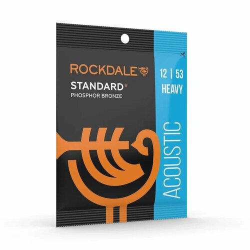 фото Струны для акустической гитары rockdale standart 12-53