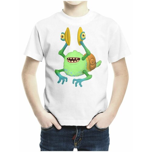 фото Футболка каждому своё, размер 128, белый