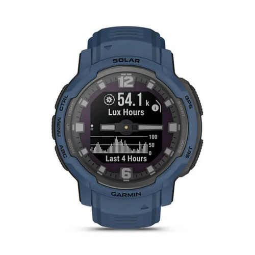 Часы Garmin Instinct Crossover Solar 45 мм синий 010-02730-02 6599000₽