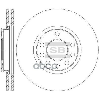 Диск тормозной SD5110 Sangsin brake арт. SD5110