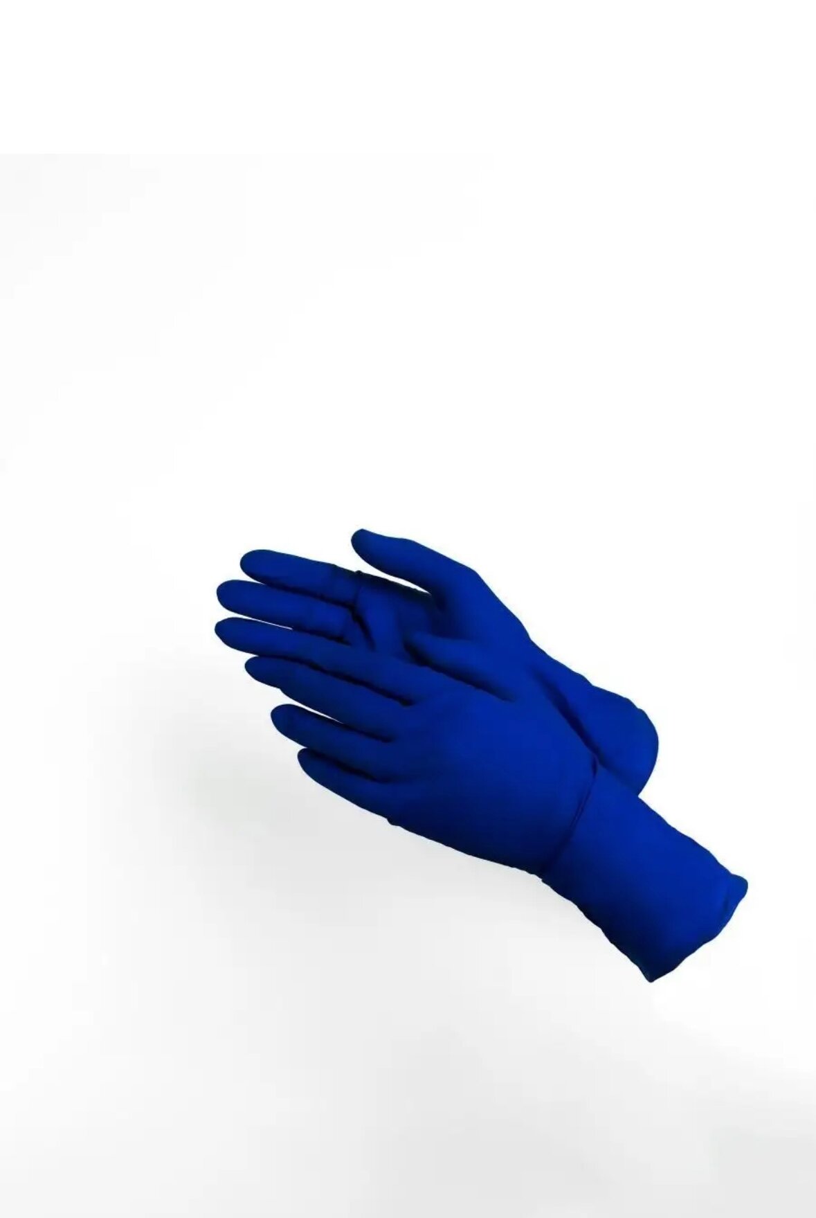Перчатки High Risk хозяйственные латексные синие GLOVES 50шт 25 пар XL - фотография № 4