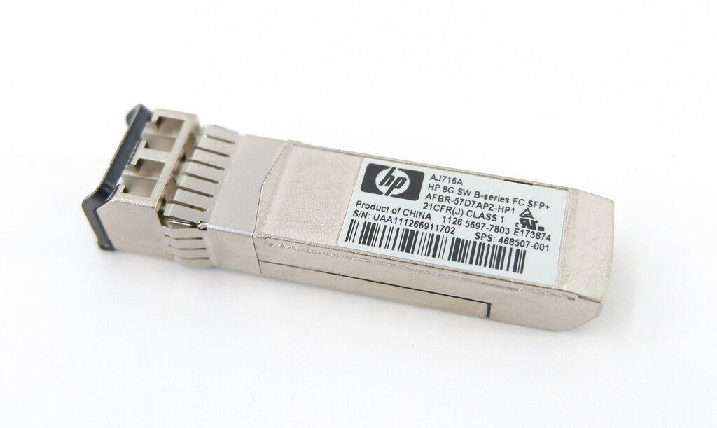 Трансивер HP AJ716A 8Gb SW FC MMF SFP+