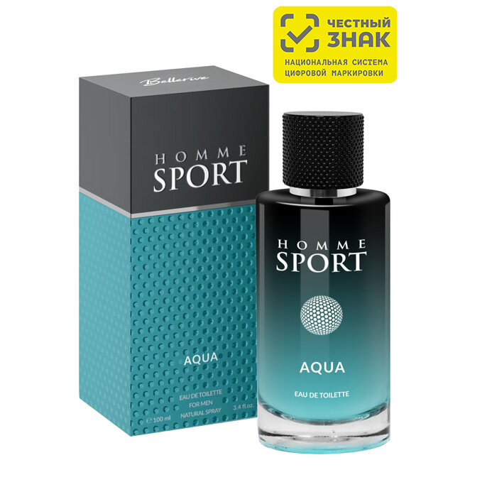 АП HOMME SPORT AQUA т/в муж 100мл - фотография № 3