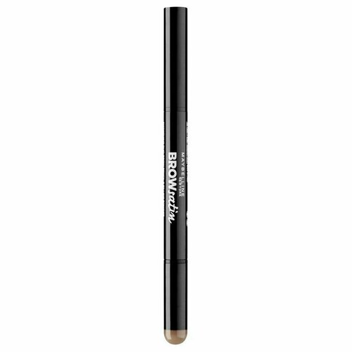 MAYBELLINE NEW YORK Карандаш для бровей Brow Satin, карандаш + заполняющая пудра оттенок Medium brown alvin d or карандаш для бровей brow satin оттенок 01 medium brown