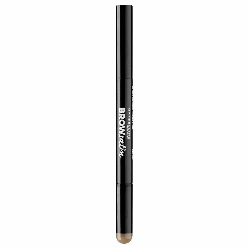 MAYBELLINE NEW YORK Карандаш для бровей "Brow Satin", карандаш + заполняющая пудра оттенок Medium brown