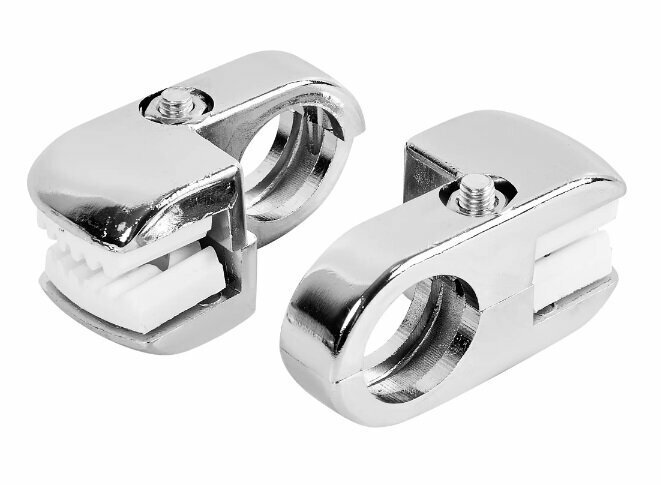 фото Крепление для панели поворотное двусторонее цвет хром