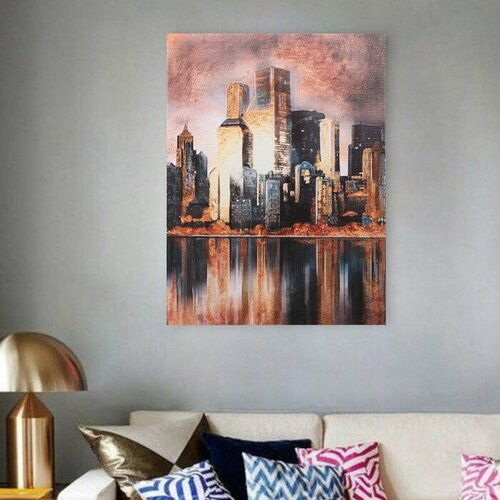 SEE YOU HOME Картина Город 30 х 40 см 4980₽