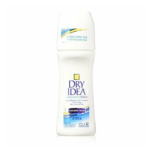 Дезодорант-антиперспирант Dry Idea Advanced Dry Powder Fresh шариковый, с ароматом свежести, 96 мл