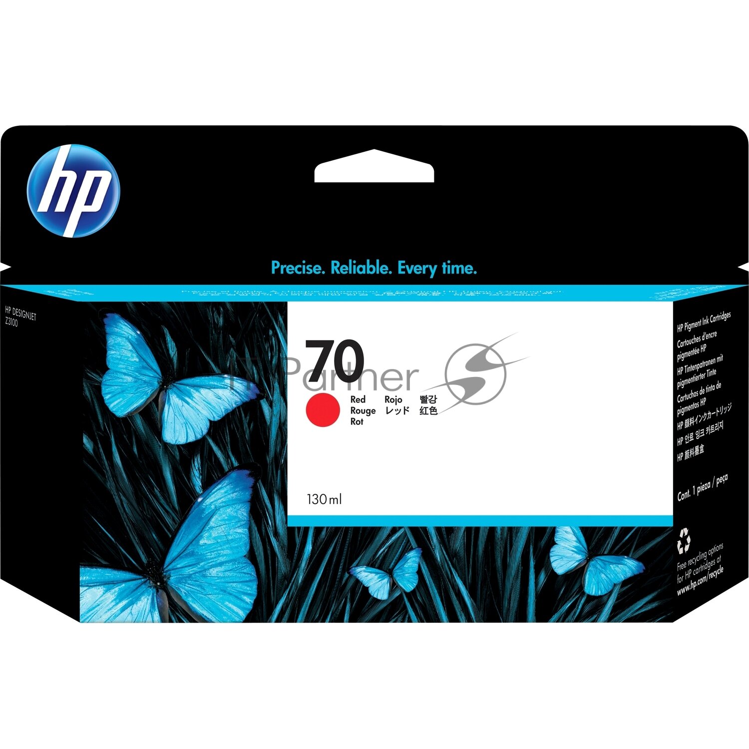 Картридж HP C9456A №70 для HP DJ Z2100 Z3100 красный - фото №7