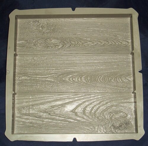 Изображение товара Форма для плитки Камелот НН "Три доски", пластик, 30х30х3 см, 10 штук