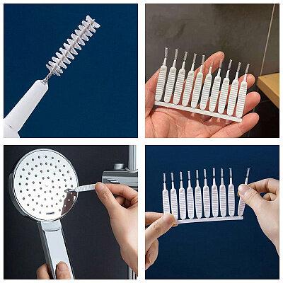 фото Щетка- мини для чистки душевой лейки, идеально подойдут для прочистки отверстий в смартфонах и другой технике.