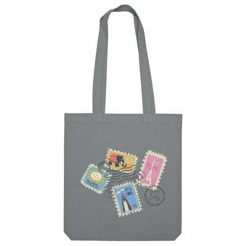 фото Сумка шоппер us basic, серый