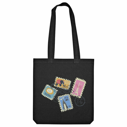 фото Сумка шоппер us basic, черный