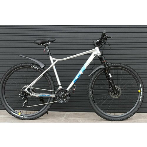 Велосипед Richiesto GT Racer 125 29 горный Алюминиевая рама Гидравлический тормоз Спортивный Взрослый Подростковый Унисекс серебристый 3135500₽