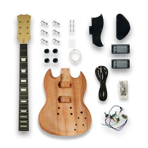 Комплект для самостоятельной сборки электрогитары SG, DIY Bestwood комплект для самостоятельной сборки аккумулятора шуруповёрта 12в