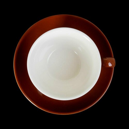 Чайная пара 320мл, коричневый 