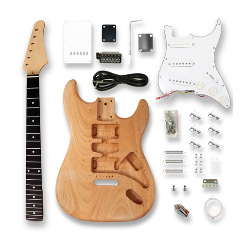 Комплект для самостоятельной сборки электрогитары Stratocaster, DIY Bestwood комплект для самостоятельной сборки аккумулятора шуруповёрта 12в