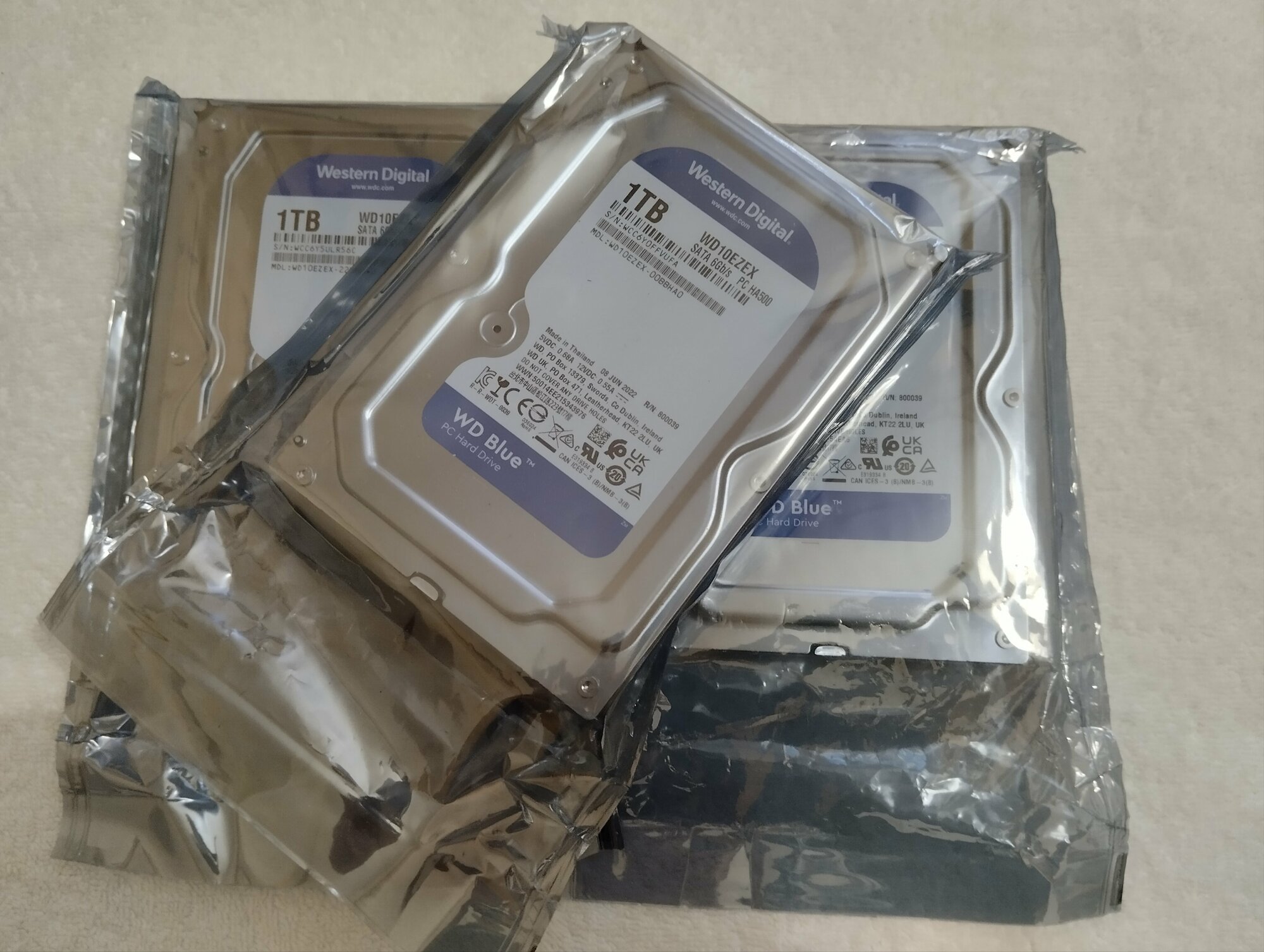 Жесткий диск Western Digital WD Blue 1 ТБ WD10EZEX (Ориг, Тайланд).