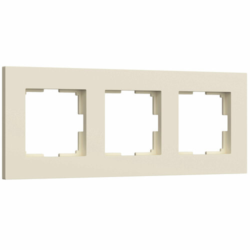 Рамка на 3 поста Werkel Slab W0032962 айвори матовый