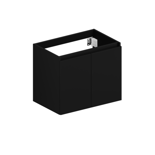 Тумба для ванной ЗОВ Монови, под раковину, подвесная, Антрацит 60