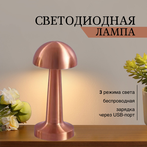 Лампа настольная светодиодная беспроводная светильник usb