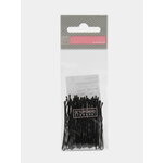 Невидимки для волос Dewal, черные, 40 штук, 5 см - изображение