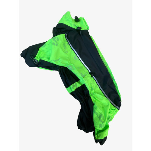 Stillo di Bari дождевик черный/зеленый мембрана для собак №10 33cm полн.2