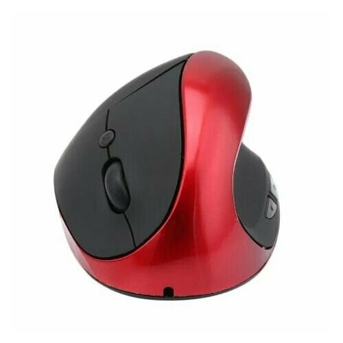 Вертикальная мышь беспроводная HYW-58 игровая компьютерная красный 125000₽
