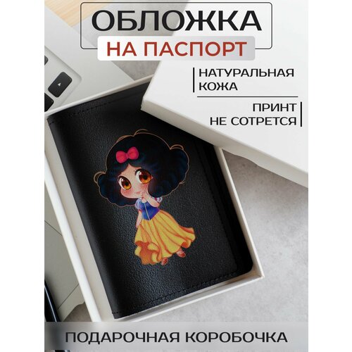 Обложка для паспорта RUSSIAN HandMade, черный