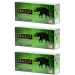 Zenzur Чай зеленый Green Tea, 25 пакетиков, 3 уп - изображение
