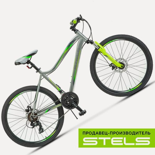 Изображение товара Велосипед горный женский Miss-5000 MD 26" V020, Серебристый-салатовый, рама 18"